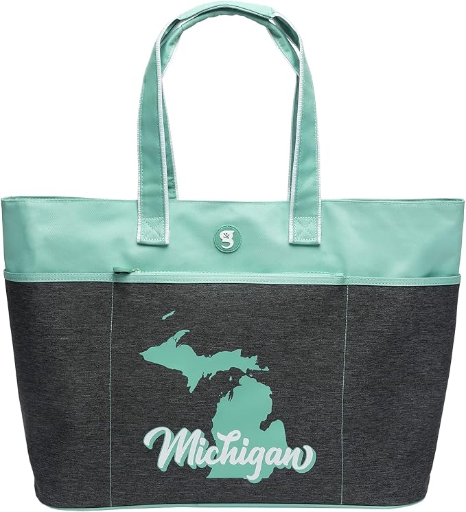 geckobrands Oversized Beach Tote – Large and Stylish Beach Bag by geckobrands