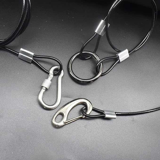 6 pcs 39 inch 3mm Thickness Stainless Steel Wire Cable - Image 6