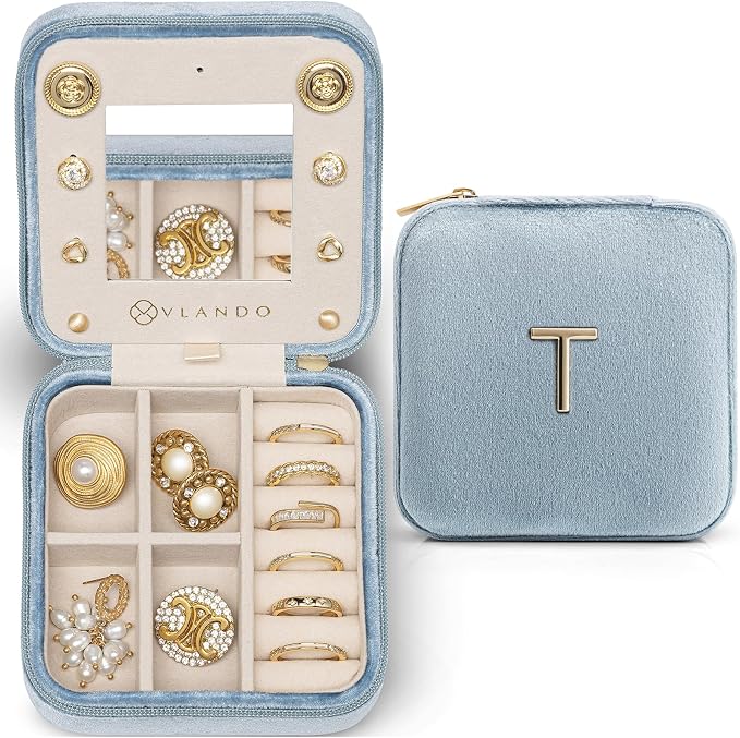 Vlando Mom Gifts for Women, Travel Jewelry Case for Mother Gifts, Travel Gifts by VLANDO