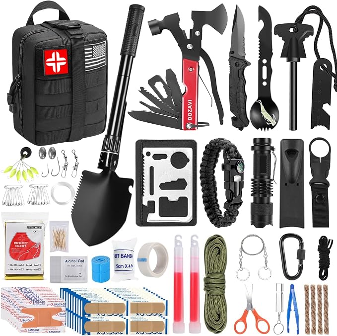 Gift for Father's Day Men Dad Husband, Professional Emergency Kits Survival by DOZAVI