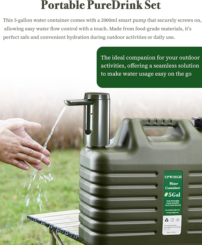 Portable 5 Gallon Water Jug - Image 5