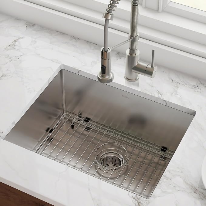 KRAUS Standart PRO™ 23-inch 16 Gauge Undermount Single Bowl Stainless Steel - Image 2