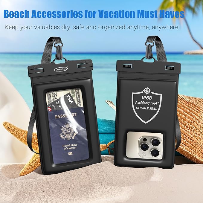 AiRunTech Large Waterproof Phone Pouch, River Lake Essential Accessories - Image 5