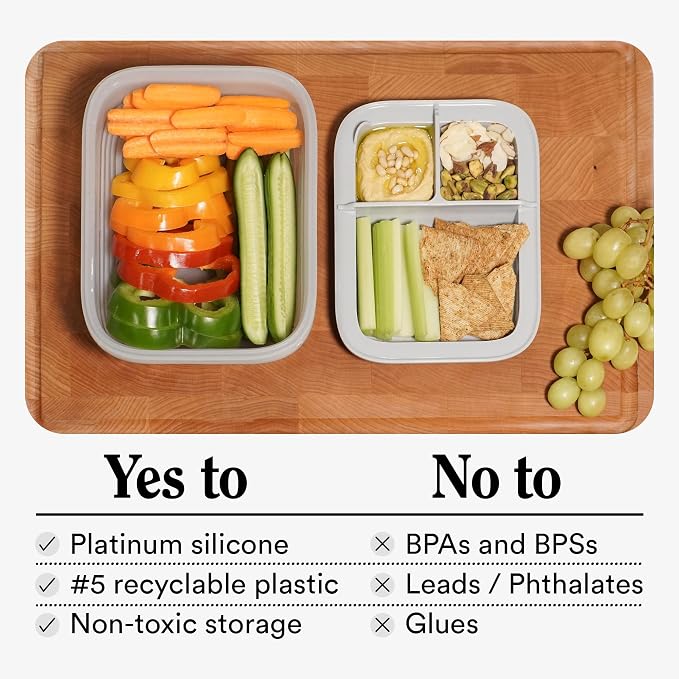 STOJO Collapsible Bento Box, Leak-Proof, Microwave & Dishwasher Safe, Premium - Image 7