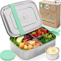 Everusely - Bento Box - Green, 60oz / 1.8 L - Stainless Steel Lunch Box - 3 by Everusely