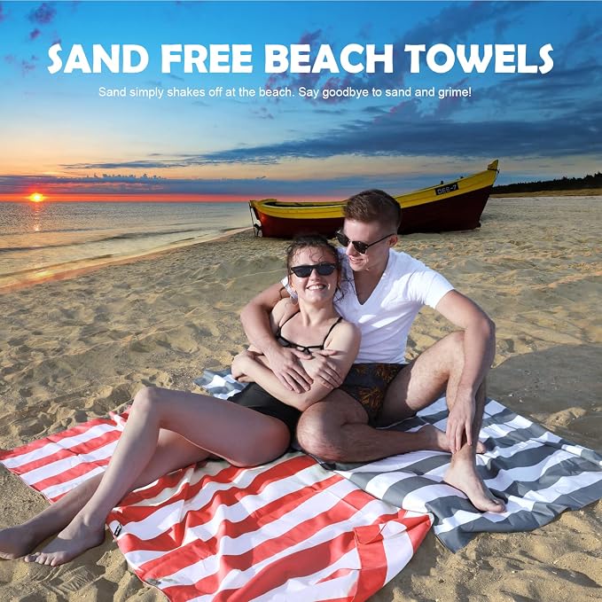Your Choice Microfiber Quick Dry Sand-Free Beach Towel - Image 3