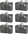 VENO 6 Pack Moving Bags, Heavy Duty, Moving Boxes Alternative, Packing Storage by Veno