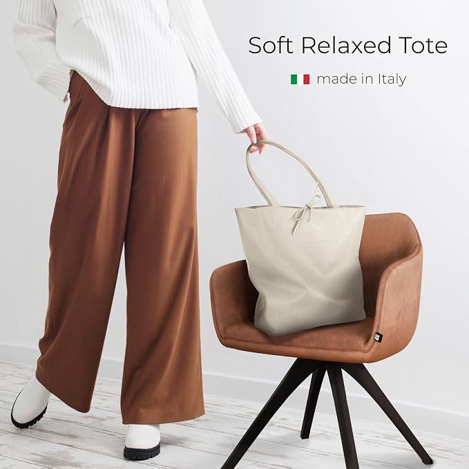 Italian Calf Leather Tote for Women - Image 4