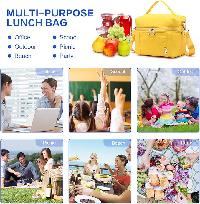 NOL Natural Organic Lifestyle Insulated Lunch Bags - Image 9