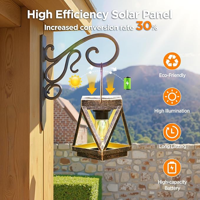 KOOPER Solar Lanterns Outdoor Waterproof - Image 4