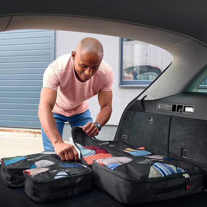 Travel Packing Cubes 5 pcs Luggage Organizer Set - Image 5