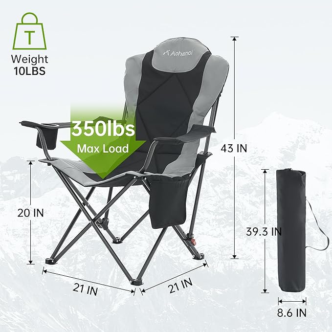 Camping Chairs, Portable Camp Chairs - Image 3