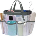 F-color Mesh Shower Caddy Portable, Upgrade Deeper 7 Pockets Shower Bag Basket by F-color