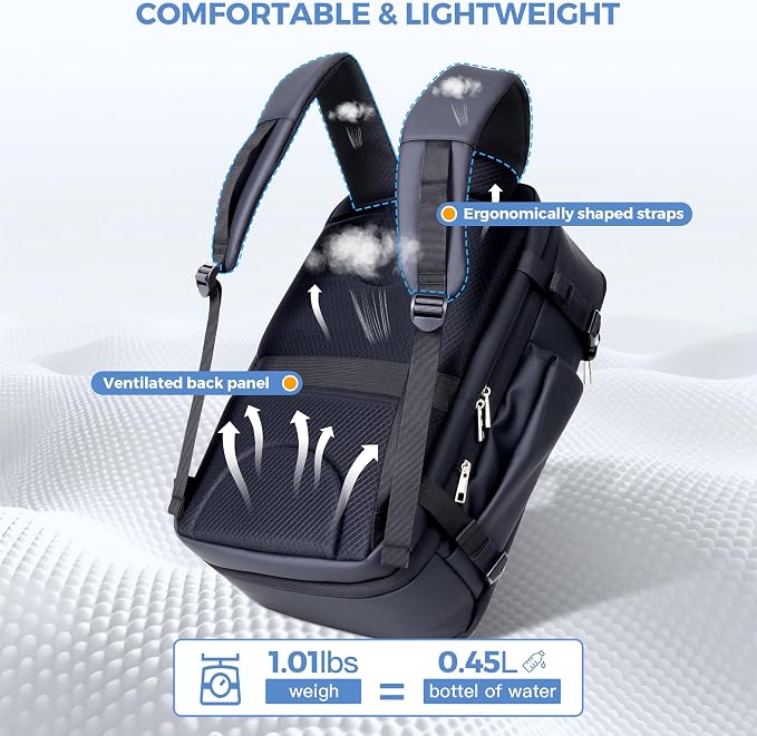 SHOWKOO Travel Backpack For Man Women, Airline Approved Carry On Laptop - Image 5