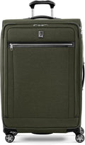 Travelpro Platinum Elite Softside Expandable Checked Luggage, 8 Wheel Spinner by Travelpro
