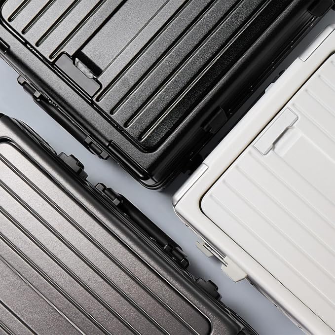 UrbanExplorer 24 Inch Check-In Aluminum Frame Luggage, ABS+PC Hard Shell - Image 8