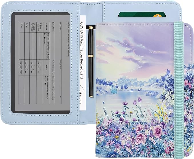 ZOPPEN Passport Holder Wallet, Passport Cover Travel Wallet Women Travel by Zoppen