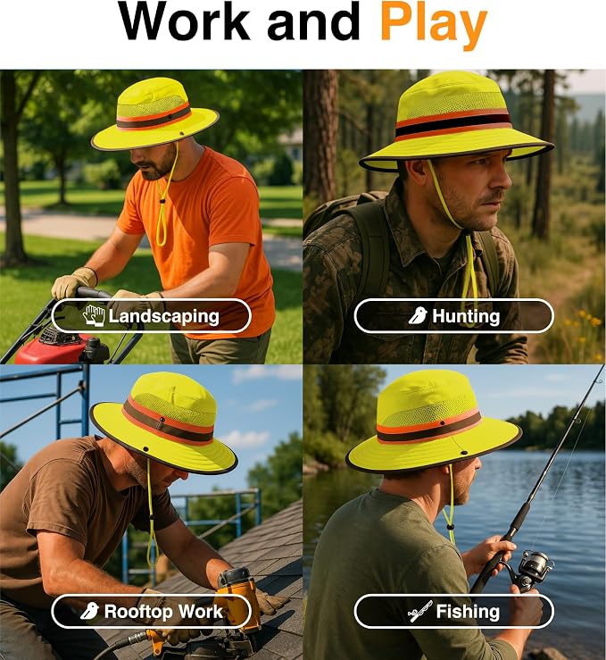 GearTOP Safari Sun Hat for Men and Sun Hats for Women UV Protection UPF 50+ - Image 4