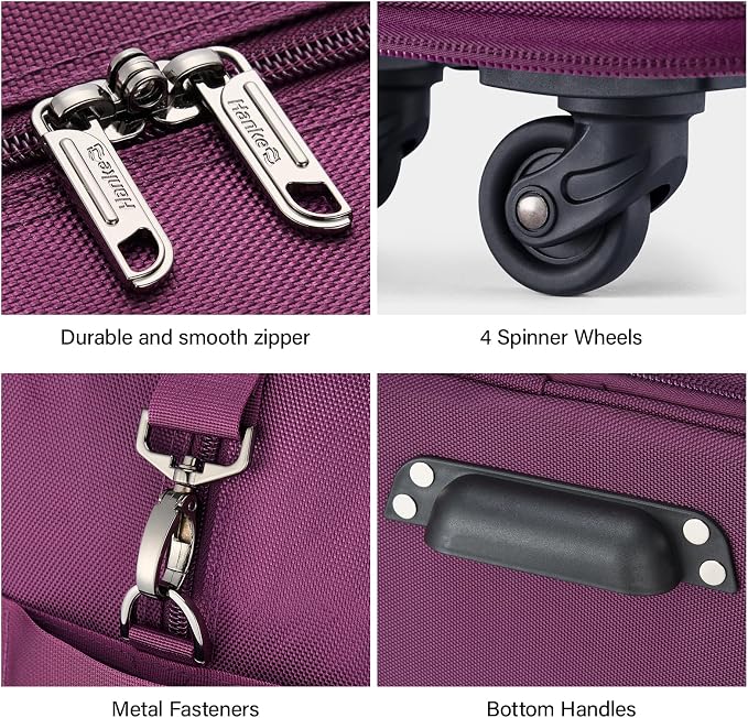 Hanke Suitcases with Wheels Expandable Foldable Luggage Bag Suitcase - Image 8