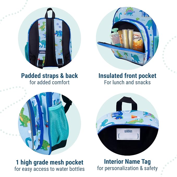 Wildkin 12-inch Kids Backpack – Padded, Adjustable - Image 3