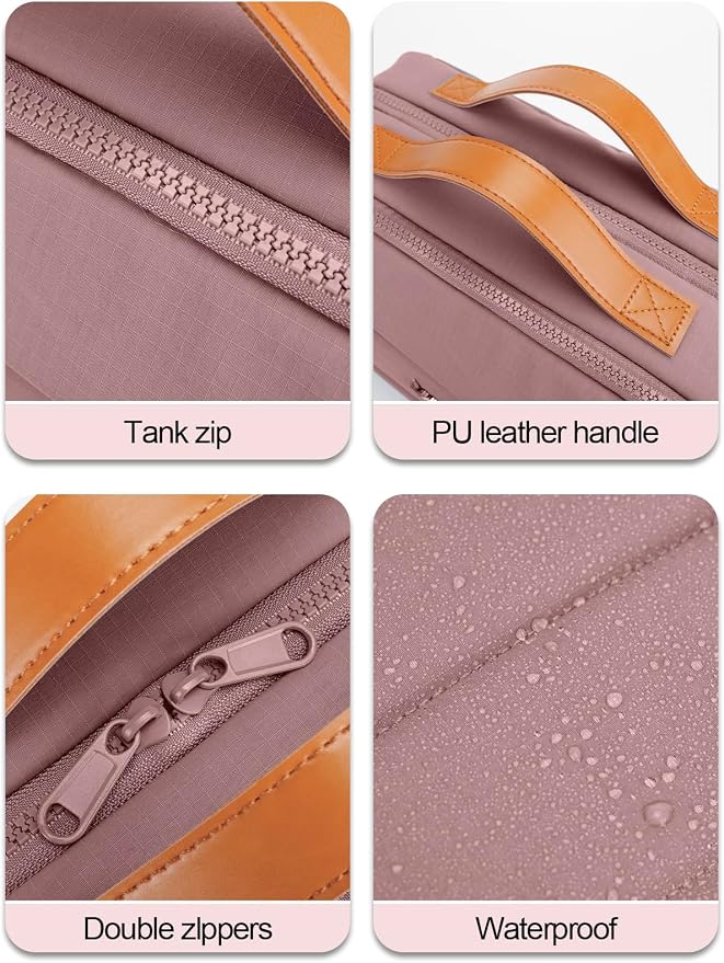 Women's Hanging Toiletry Bag, Waterproof Travel Cosmetic Organizer - Image 5