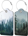 2 Pack Misty Forest Luggage Tag by EOBKLAX