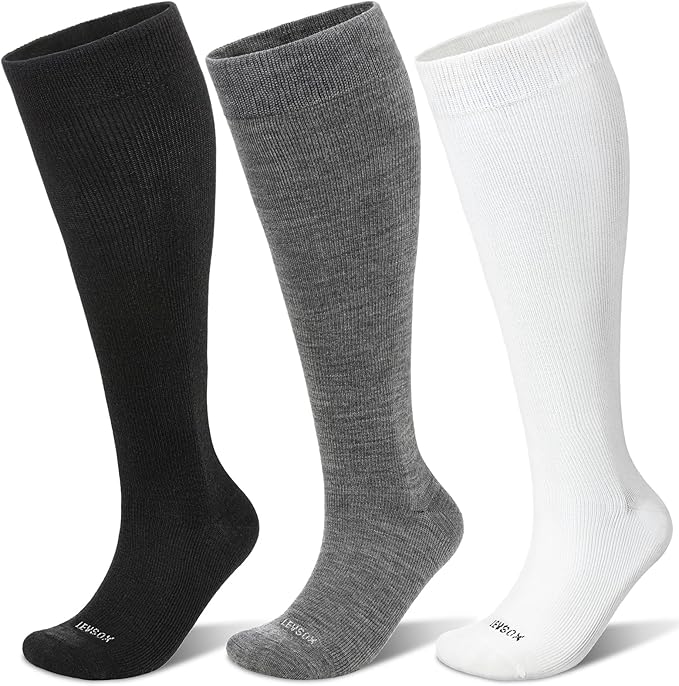 LEVSOX Merino Wool Compression Socks by Levsox