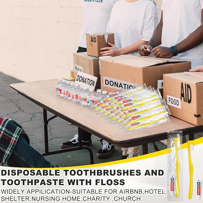 50 pcs Disposable Toothbrushes - Image 3