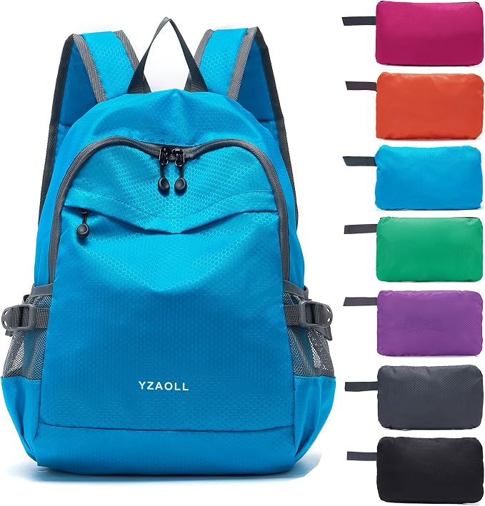 YZAOLL Small Lightweight Packable Hiking Backpack, 20L Hiking Backpack Day Pack by YZAOLL