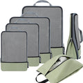 BAGAIL 4 Set/6 Set/8 Set Compression Packing Cubes Travel Accessories by BAGAIL