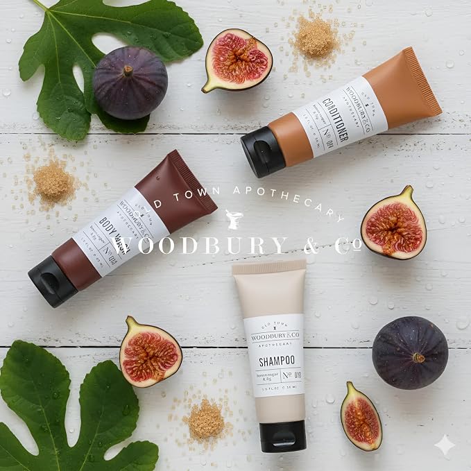 WOODBURY & CO Travel Size Shampoo and Conditioner Supplies - Image 2
