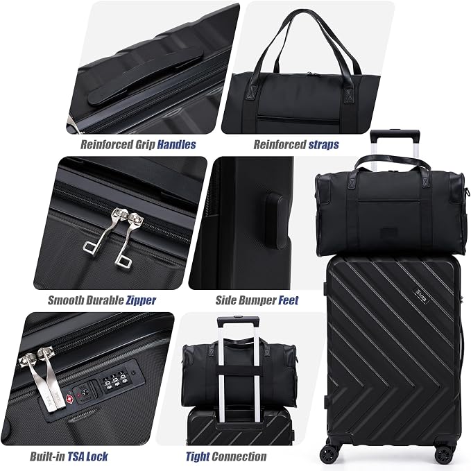 Luggage Sets 3 Piece, Suitcases - Image 3