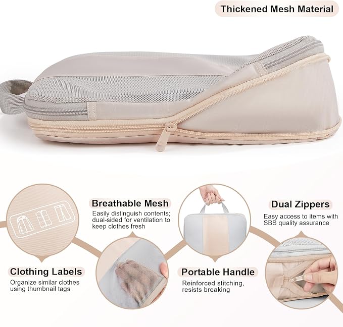 2 Set Compression Packing Cubes - Image 5