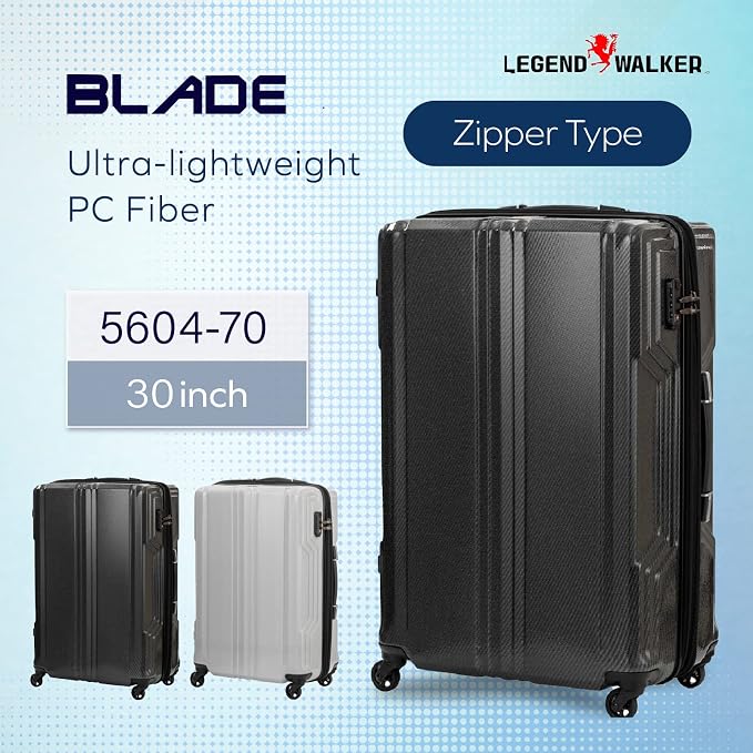 LEGEND WALKER BLADE-Ultralight PC Fiber Luggage 30-inch, 5604-70-WHCB - Image 2