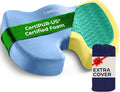 LuminaRest® Gel Seat Cushion for Tailbone Pain Relief – CertiPUR-US® Certified by LuminaRest