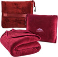 BlueHills Premium Soft Travel Blanket Pillow Airplane Blanket Packed in Soft by BlueHills