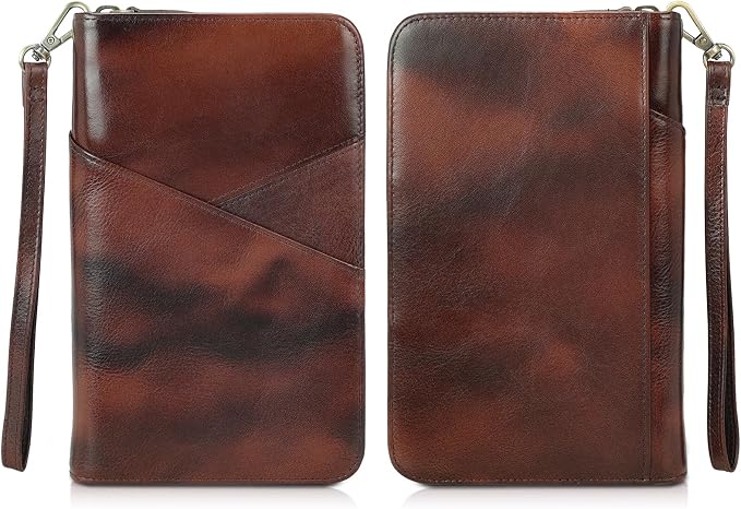 Polare Full Grain Leather Passport Holder - Image 8