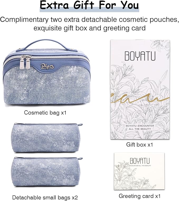 Travel Makeup Bag Cosmetic Bags - Image 5