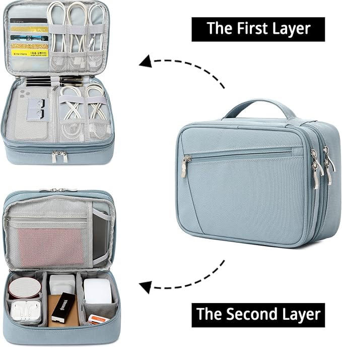 mygreen Electronics Travel Organizer, Watreproof Electronic Accessories Case - Image 5