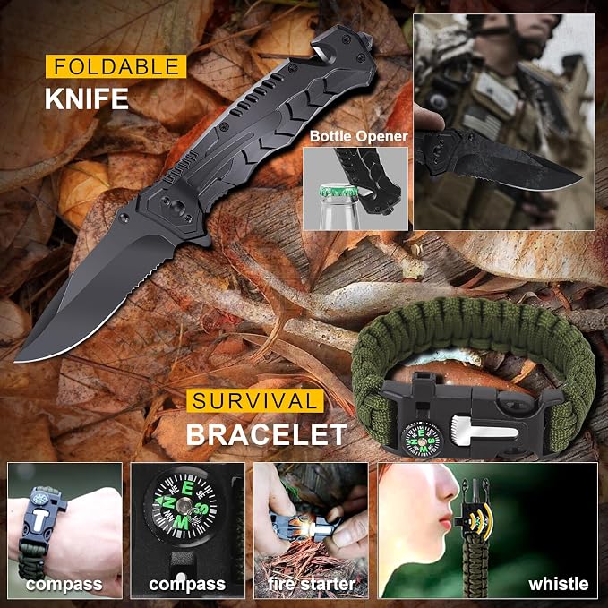 14-in-1 Survival Kit for Men - Image 4