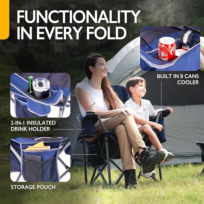 Oversized Folding Camping Chair - Image 5
