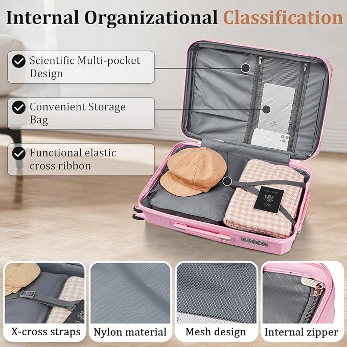 4-Piece Hardshell Luggage Set - Image 9