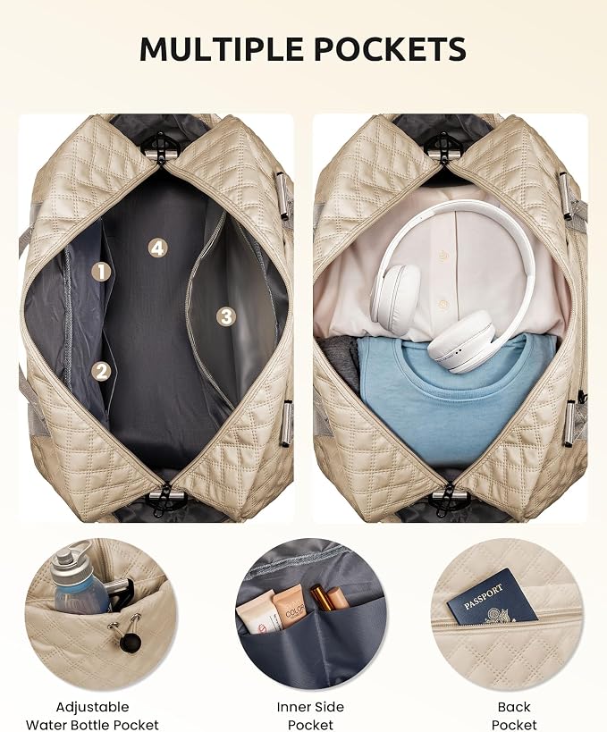 Gifts for Teen Girls 16-18, Birthday Gift-Initial Travel Bag - Image 4
