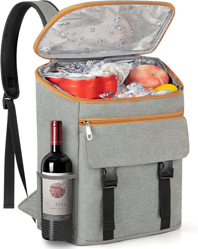 Cooler Backpack Soft Insulated Leak Proof 50 Cans Insulated Backpack Cooler by OCKLILY