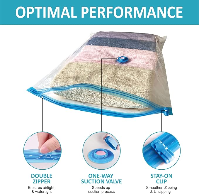 Vacuum Storage Bags, 10 Jumbo Space Saver Bags - Image 5