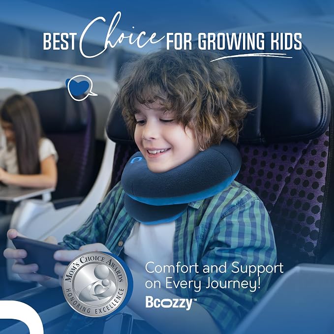 BCOZZY Kids Travel Neck Pillow – Patented Soft Child Pillow - Image 8