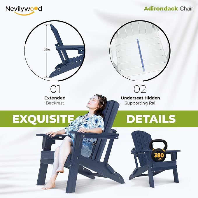 Folding Adirondack Chair - Image 5