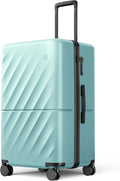 Trunk Luggage 26 Inch, Medium Checked Luggage by NINETYGO