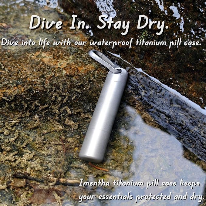 Titanium Keychain Pill Holder - Image 6