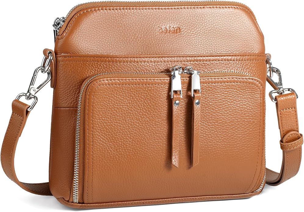 befen Genuine Leather Crossbody Purses by befen-